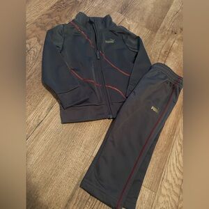 Puma 18 month track suit outfit zip up & pants baby boy